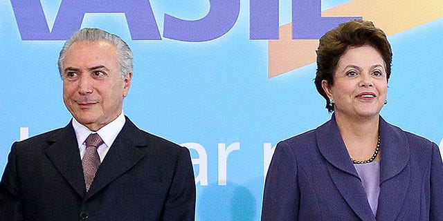 La presidenta y el vicepresidente de Brasil. (Foto: R. Stuckert Filho / Planalto)