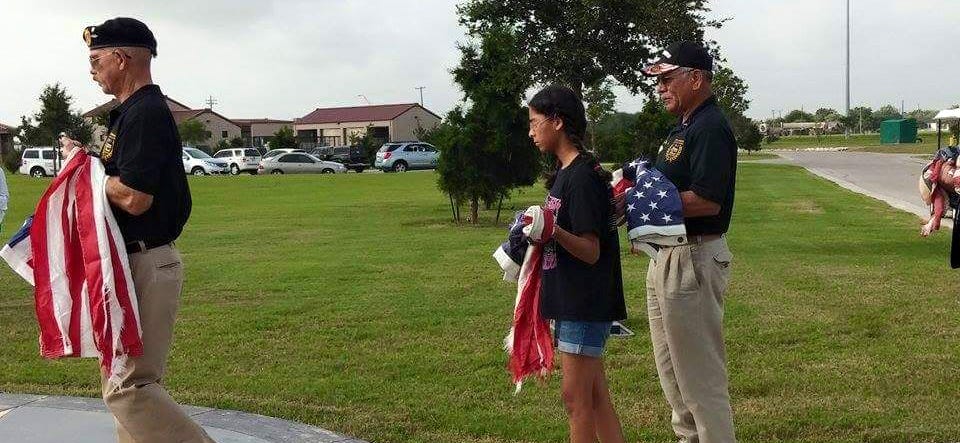 Coastal Bend Flag Retirement Ceremony