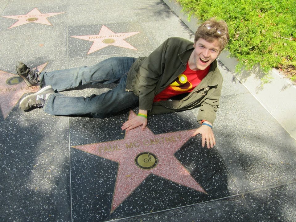 was a dream seeing my favorite Beatles’ star on the walk of fame