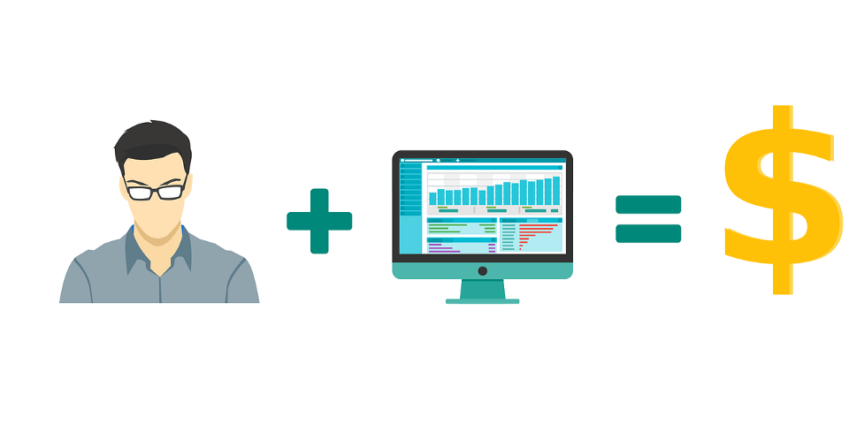 An illustration showing that a hired professional can help make you money.