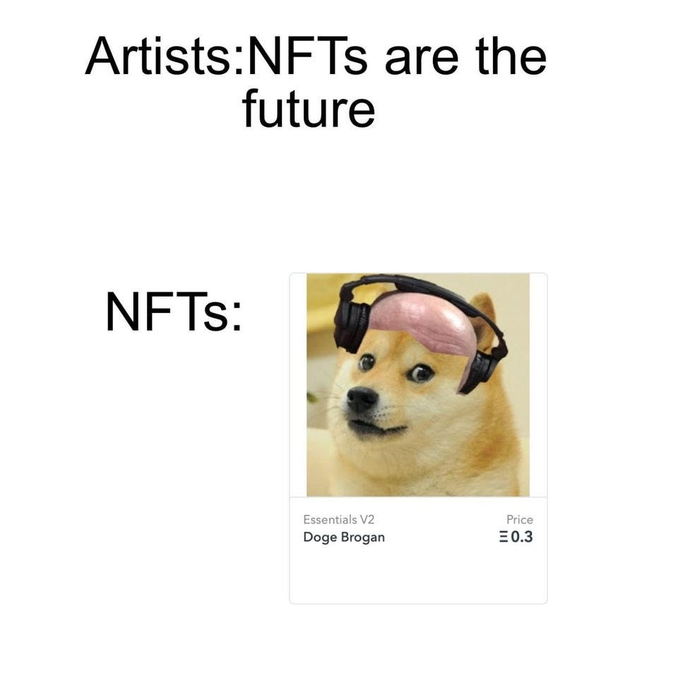 picture of funny NFT meme