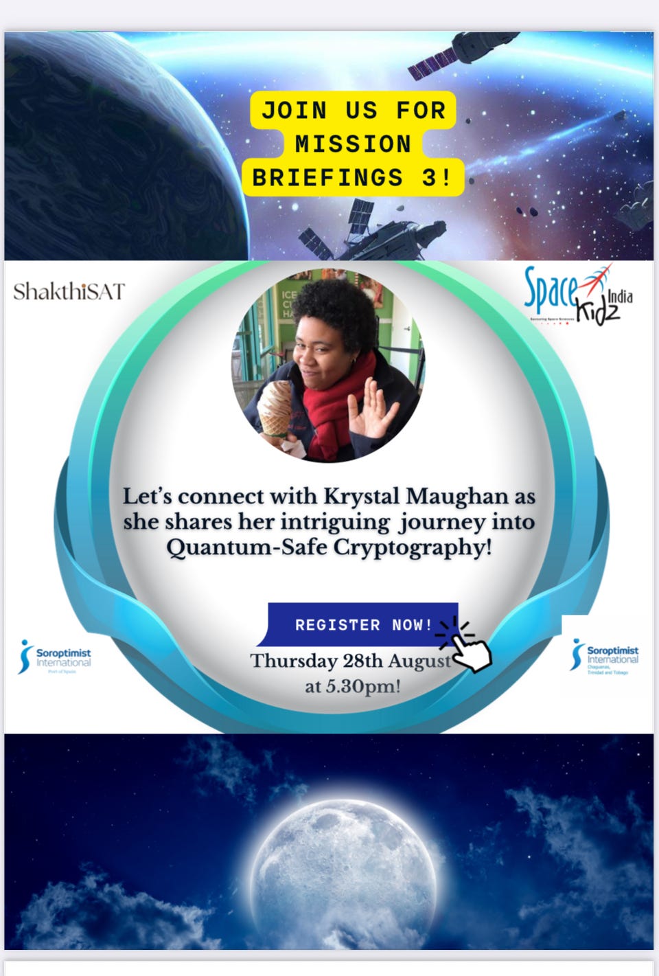 Yara J. Fernandes member of the Caribbean Space Society Africa Quantum