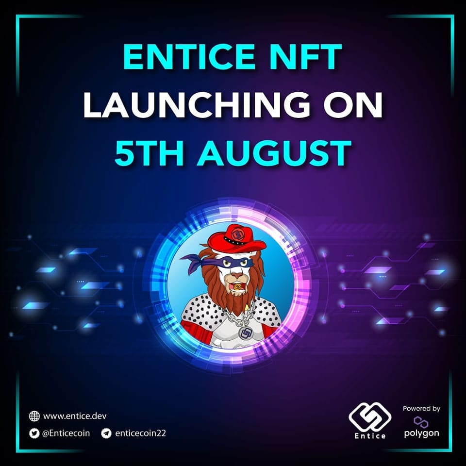 Entice Coin — Launch NFTs And Crypto Play-to-earn (P2E) Games In Which Players Can Compete With Their Friends While Earning