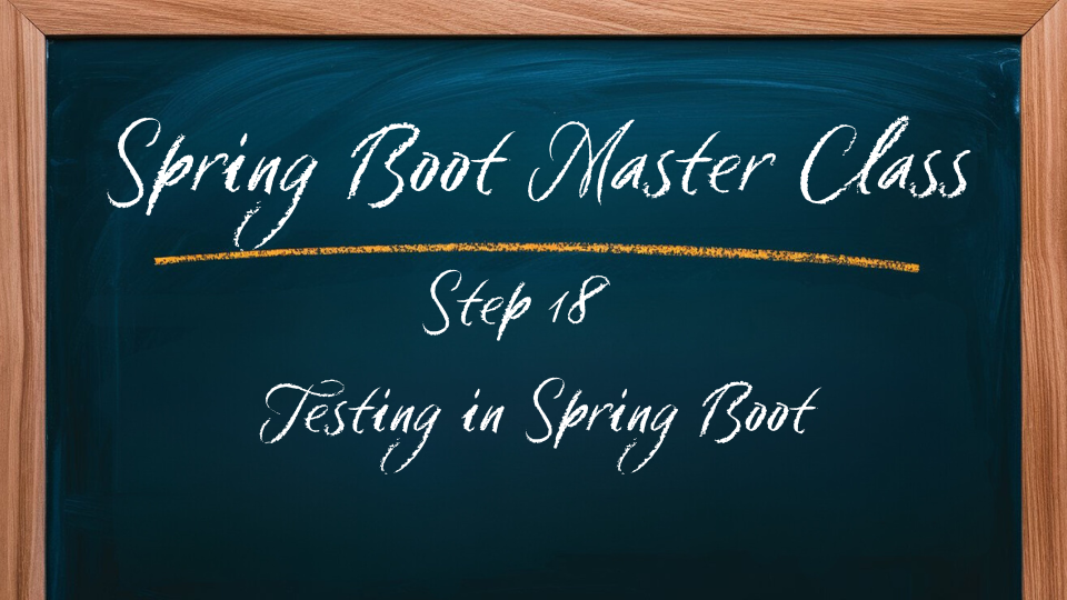 Mastering Spring Boot: Step 18 — Testing in Spring Boot