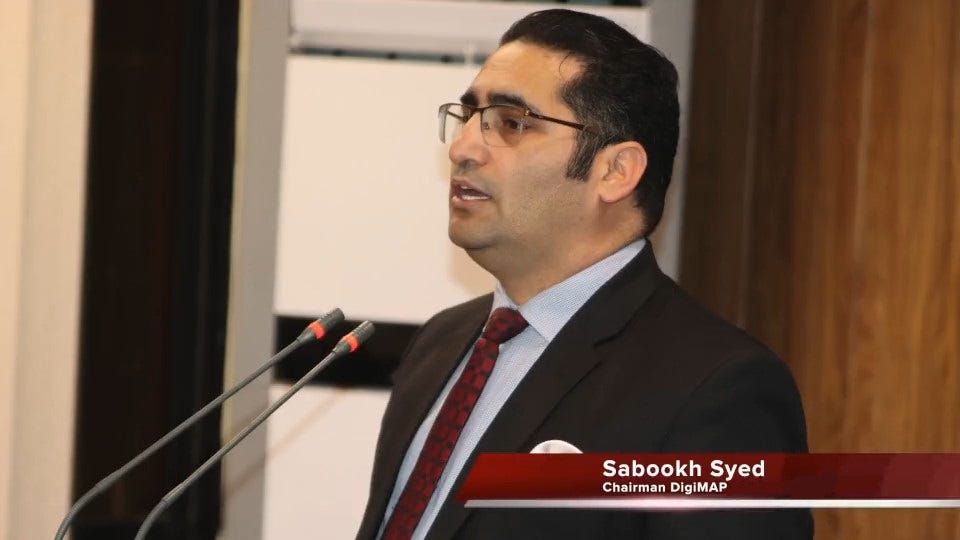 Photo of DigiMAP President Sabookh Syed