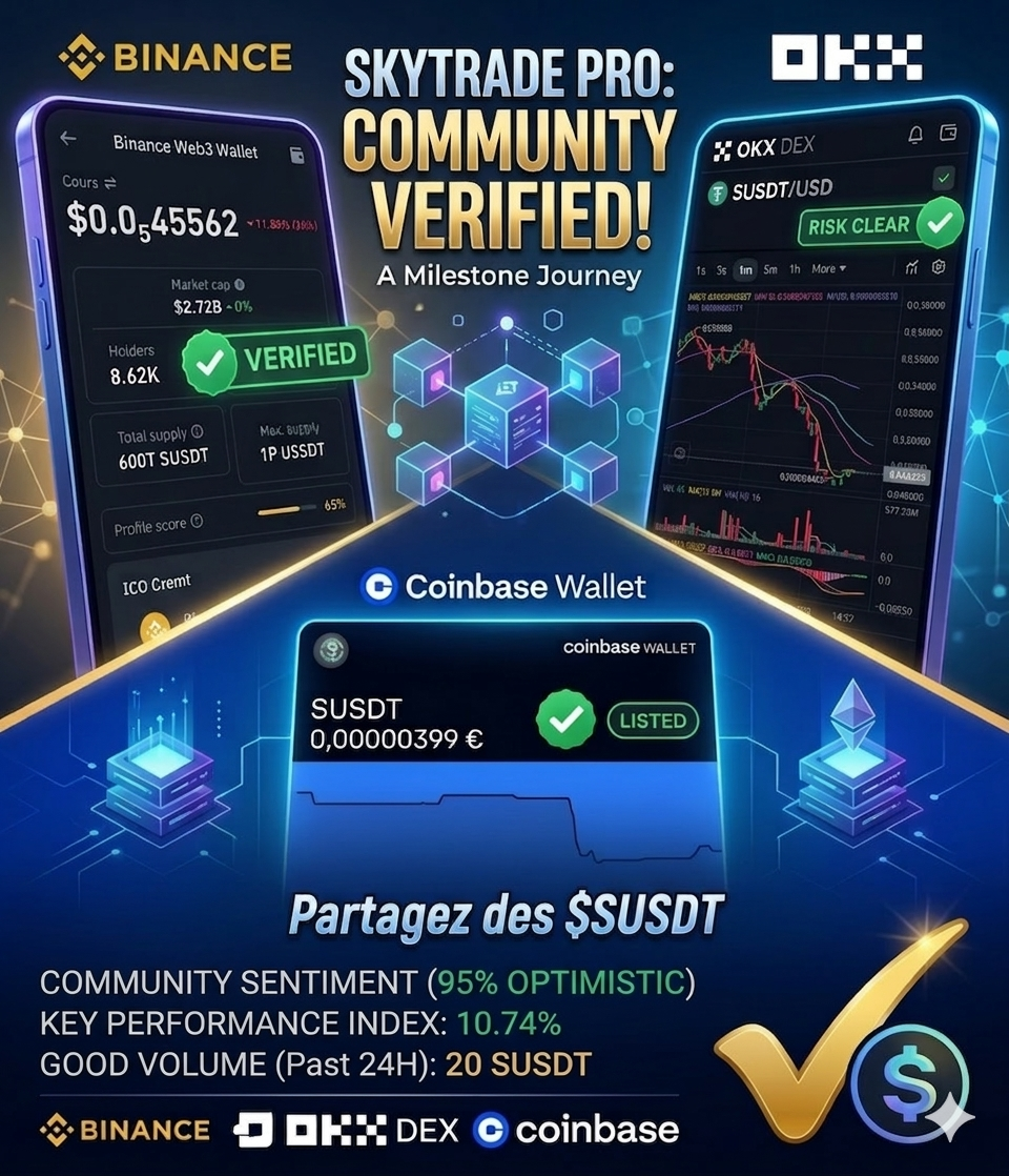 SkyTrade Pro ($SUSDT) Reaches a Pivotal Milestone: Triple Verification on Binance, OKX, and…
