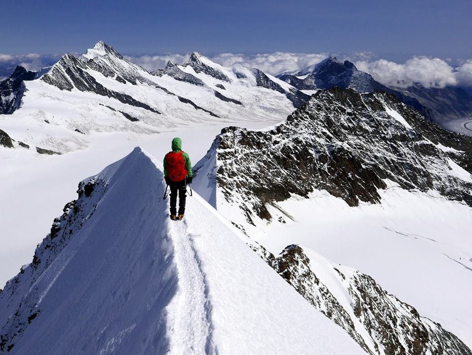 Mönch — 4107 m.n.m, Švýcarsko