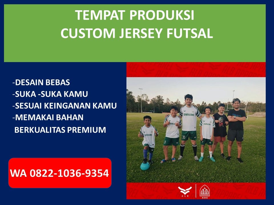 Kaos Import Futsal Kabupaten Halmahera Timur, Jersey Bola Printing Keren Dayeuhluhur, Custom Jersey Futsal Printing Gandrungmangu, Jersey Futsal Printing Custom Satuan Jeruklegi, Jersey Futsal Printing Custom Kampung Laut, Custom Futsal Karangpucung, Custom Baju Futsal Kawunganten, Custom Jersey Futsal Terdekat Kedungreja