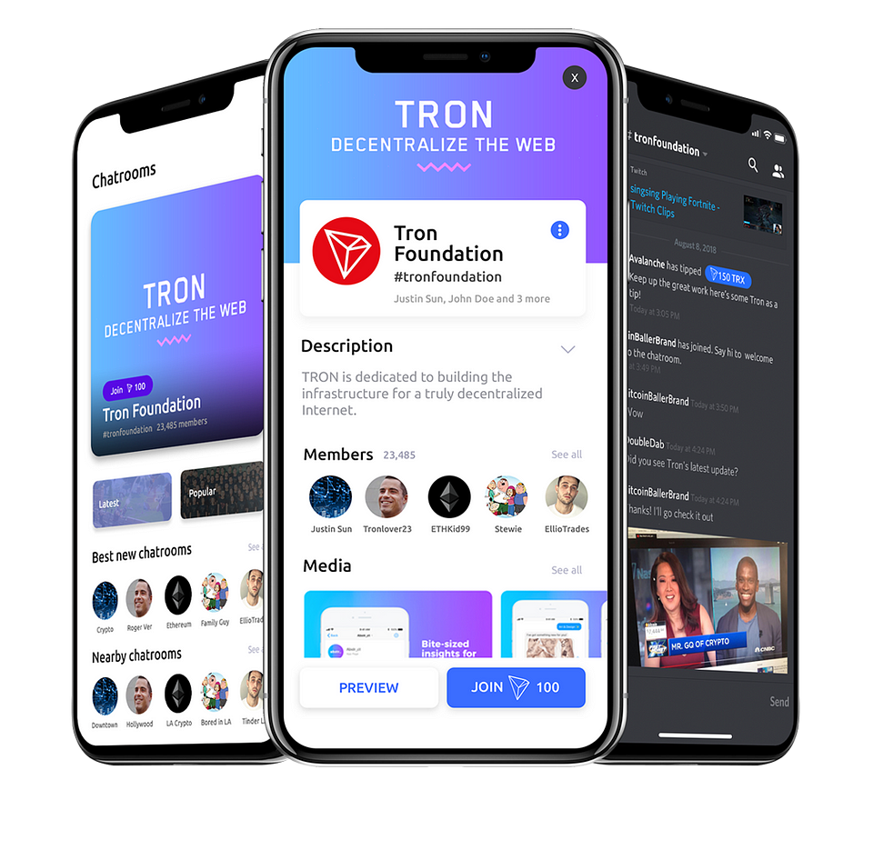 Tron crypto app how to buy eclipse crypto trust wallet