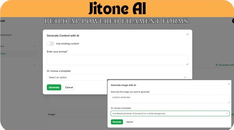 JitoneAI: Transform Your FilamentPHP Forms with AI-Powered Features