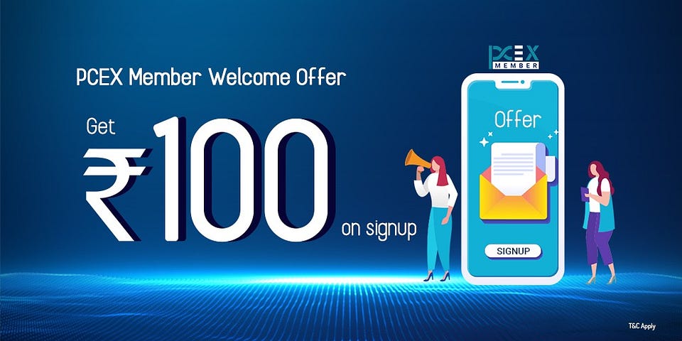 PCEX Member Welcome Offer