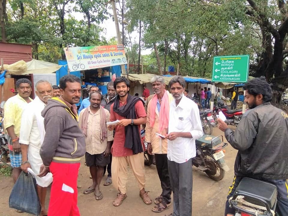 Image : With Local Workers from Weekly Village Markets.