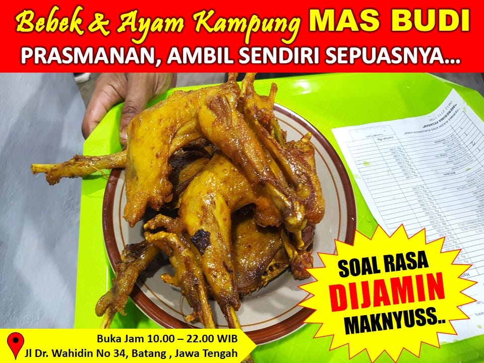 Rumah Makan Murah Meriah Terdekat,Warung Makan Yang Bagus Dan Murah,Bebek Goreng Harga