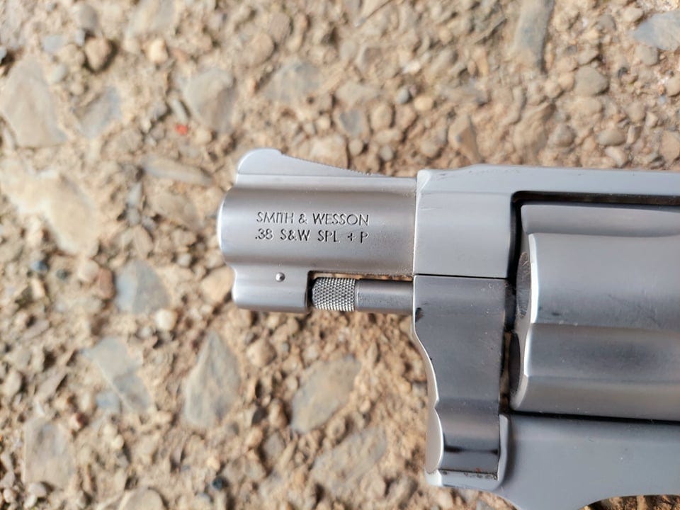 Smith and Wesson 642 Airweight barrel