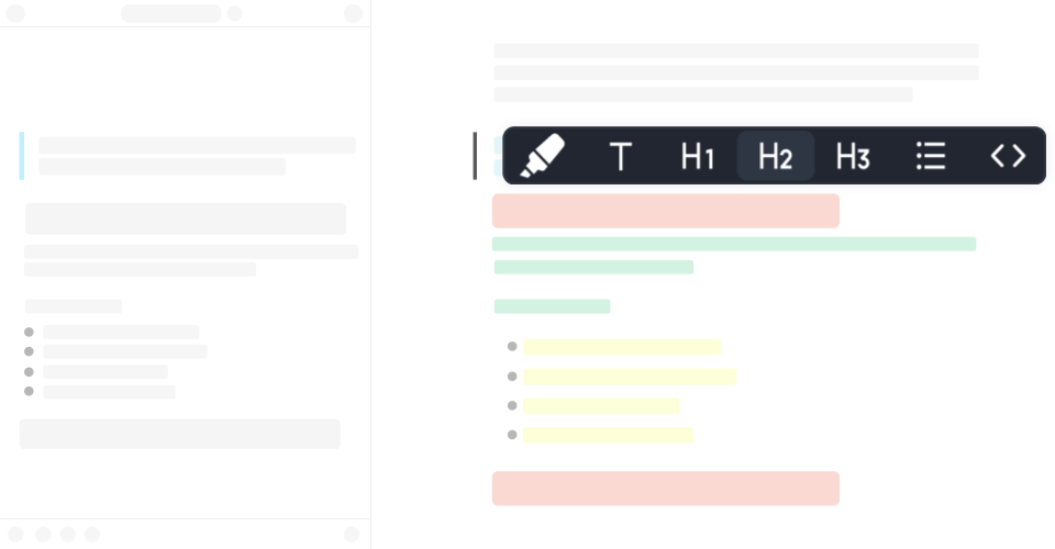 Formatted Highlighting with Web Higlights