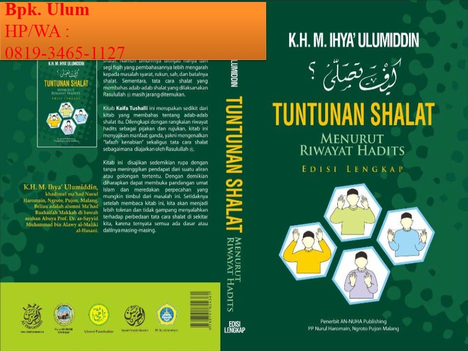 Buku Tata Cara Sholat Sunnah