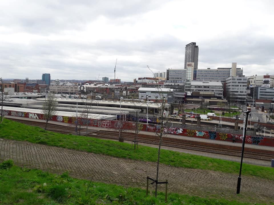 view over Sheffield from South Street Kitchen