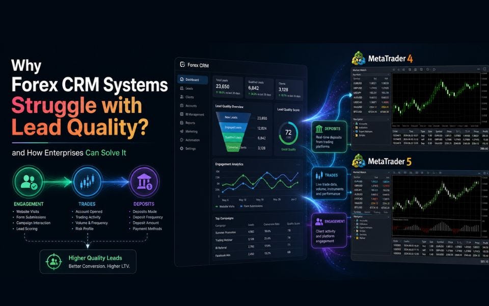 Why Forex CRM Systems Struggle with Lead Quality?