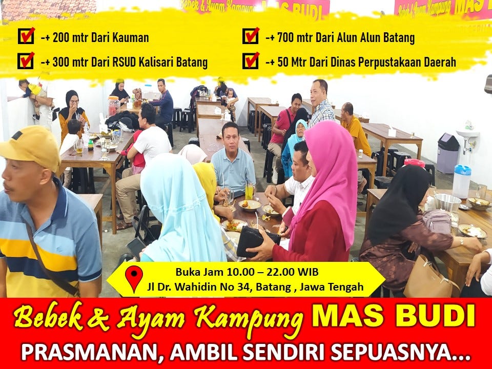 Rumah Makan Terdekat Rekomendasi,Warung Bebek Mas Budi,Rm Prasmanan Terdekat