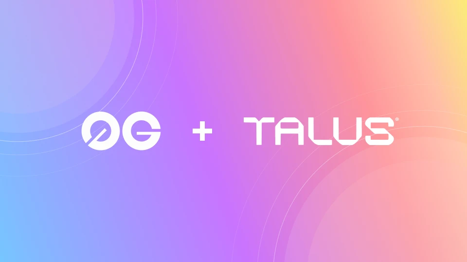 Talusと0Gのパートナーシップ発表