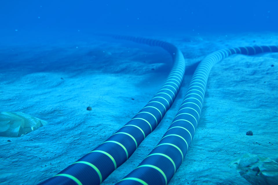 Undersea internet cables