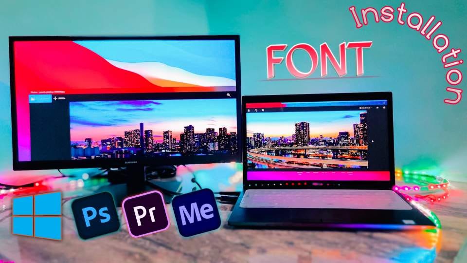 How to Install Fonts in windows 11, 10 , 8, 7 | Font Installation