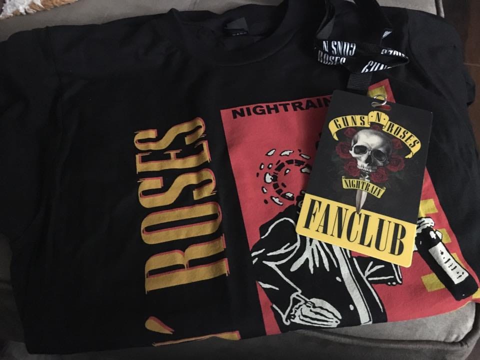 Guns n’ Roses Fan Club Gear