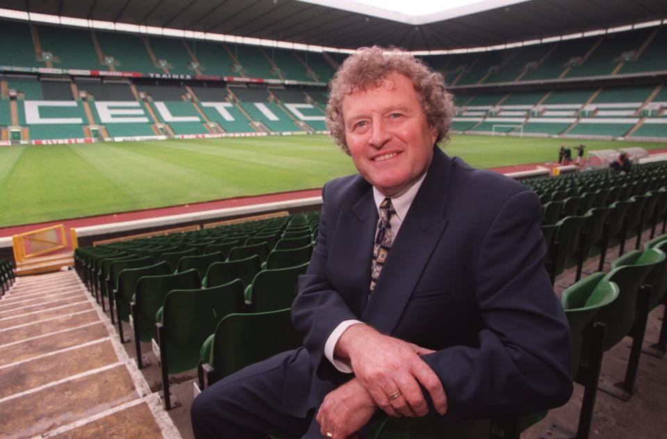 Wim Jansen, former Celtic manager, at Celtic Park