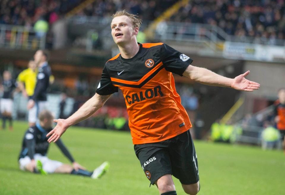 Gary Mackay-Steven at Dundee United