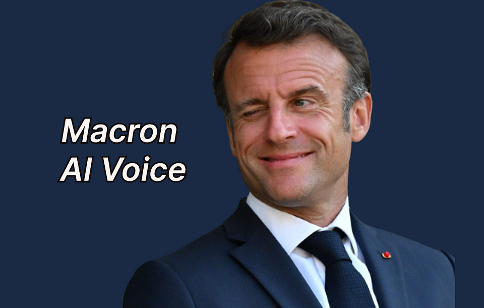 Macron AI voice