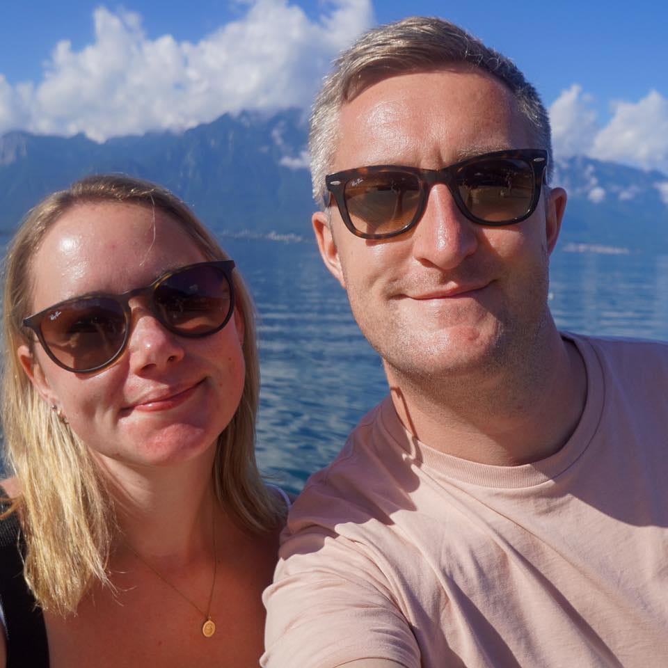 Daniel Ford, Full Stack Developer. Photo taken infront of Lake Geneva in Montreux, Switzerland.