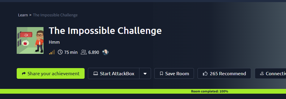 The Impossible Challenge (THM) Tryhackme Medium Challenge