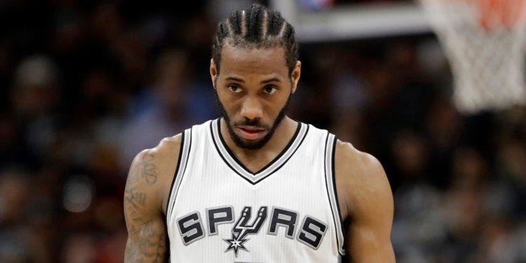 Kawhi Leonard welcomes you to NBA trade season 