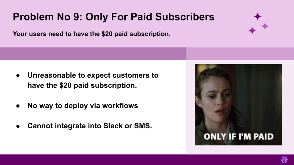 Problem 9 : Only Accessible To Paid Subscribers