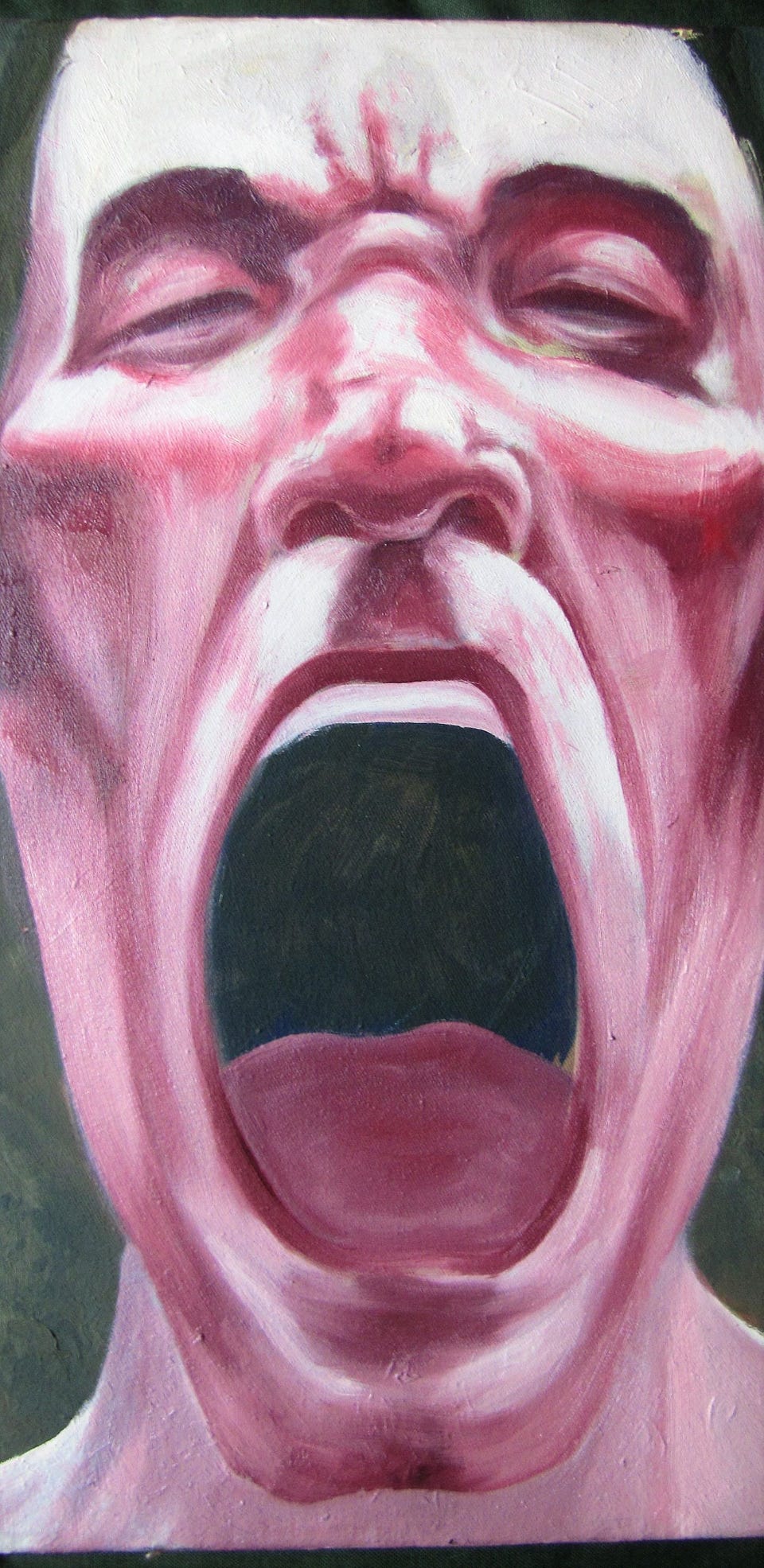 Oil Painting by Sean P. Durham, Berlin, copyright 2005
"Screaming Man"