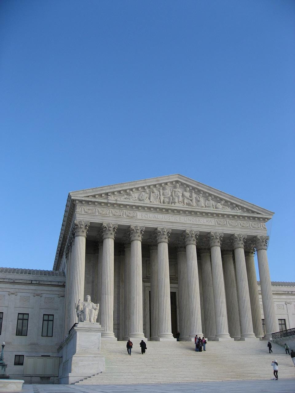 Picture of the front of the US Supreme Court