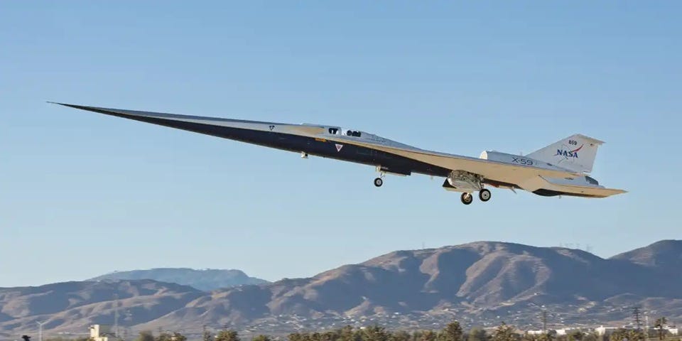 First flight for X-59 QueSST X-plane