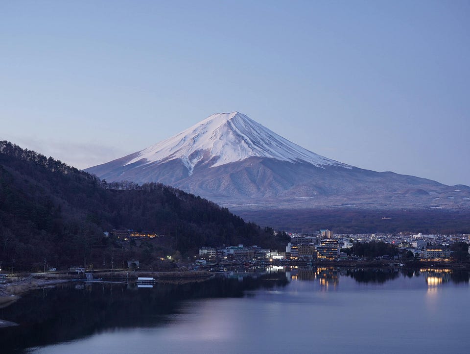 Stunning Sunset View of Mount Fuji and Lake — Mt. Fuji Day Trip from Tokyo