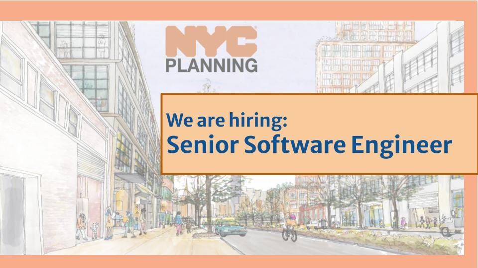 An image advertising that we are hiring a senior software engineer
