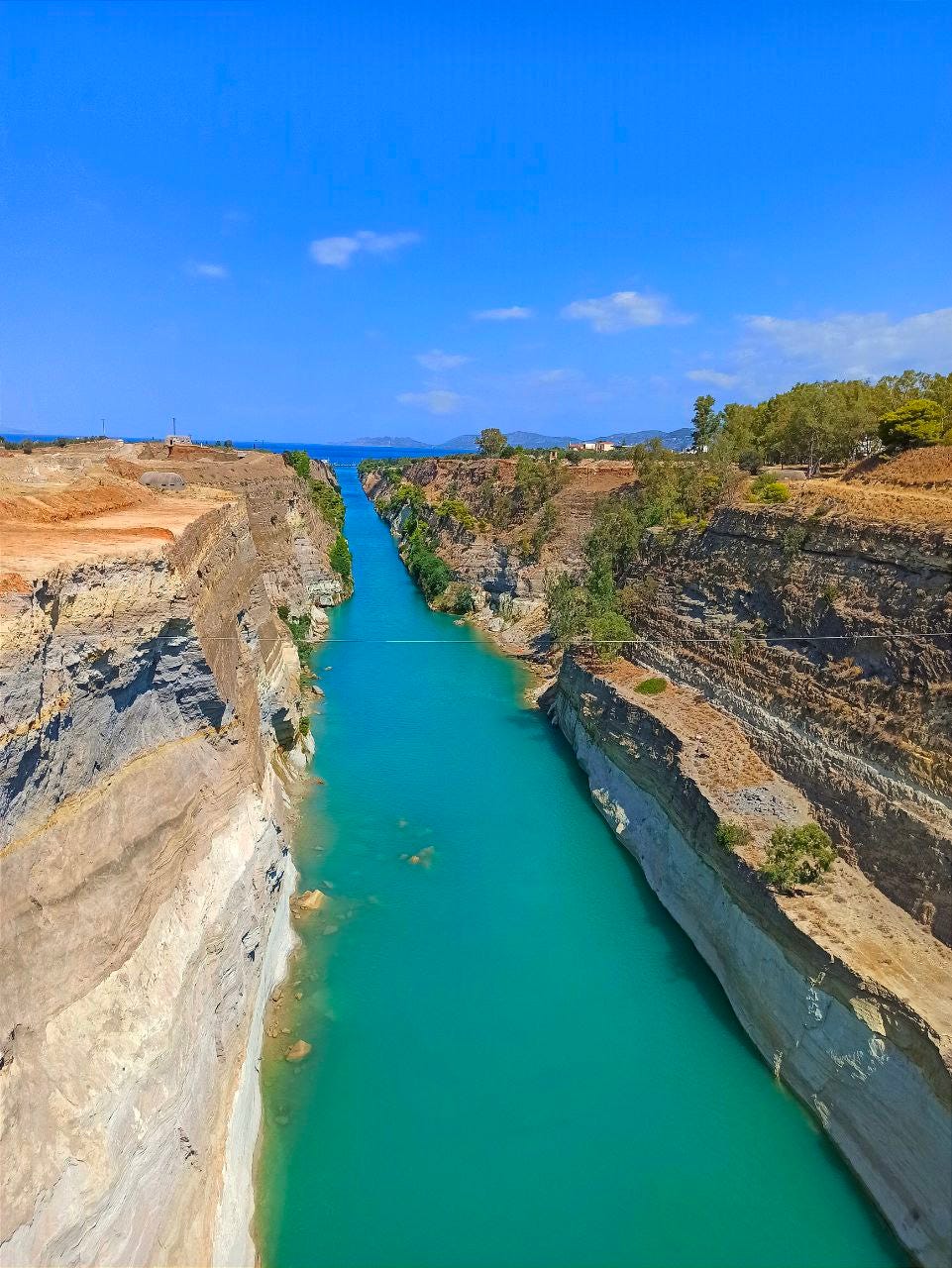 Photo by author. Corinth Canal
