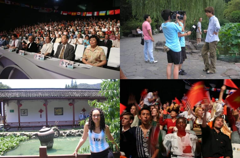 Pictures of the competition judges, the TV crew, a trip to Hangzhou, and contestants.