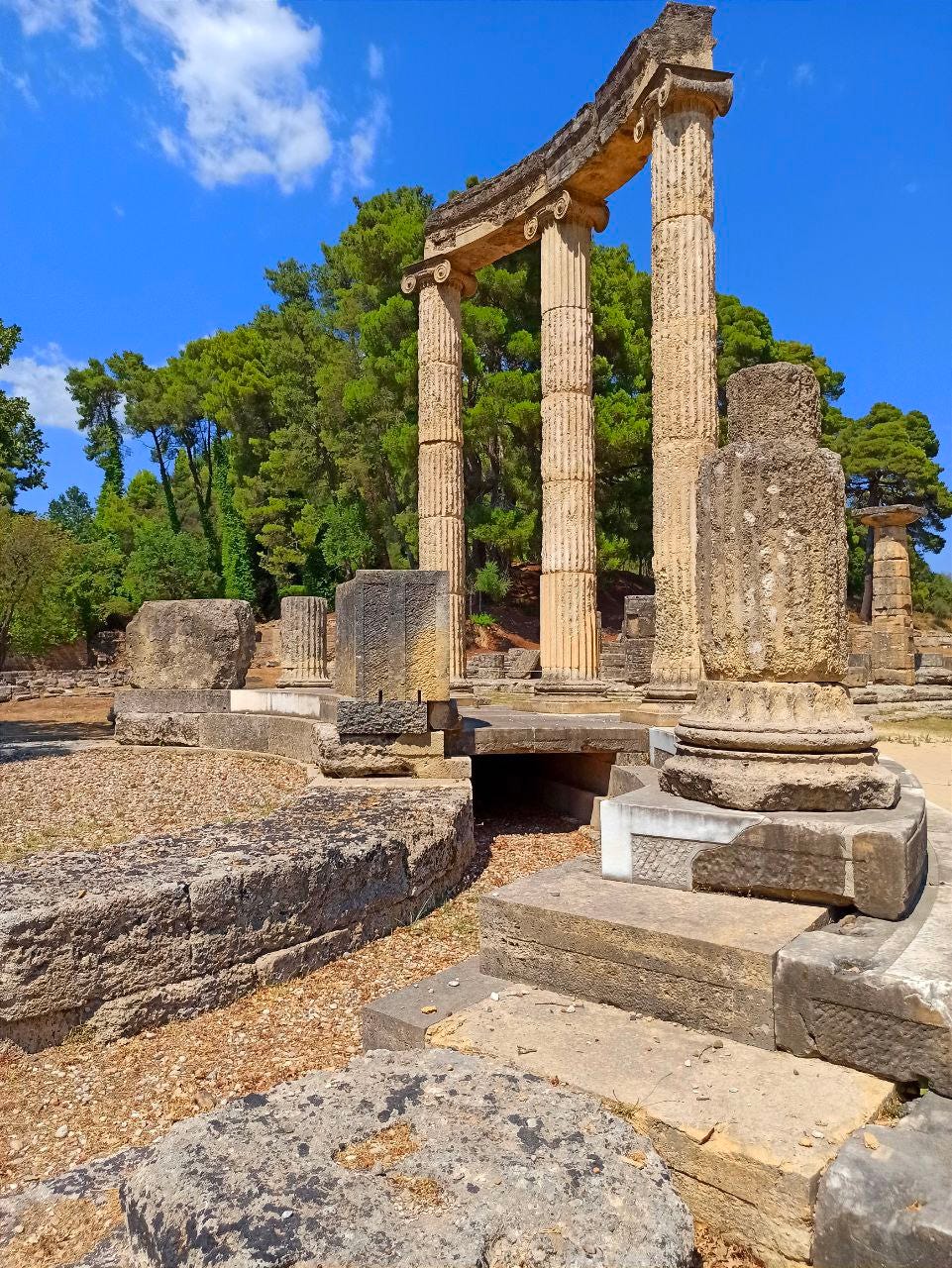 Photo by author. Ancient Olympia