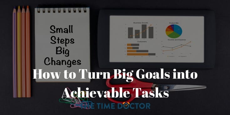 How to Turn Big Goals into Achievable Tasks