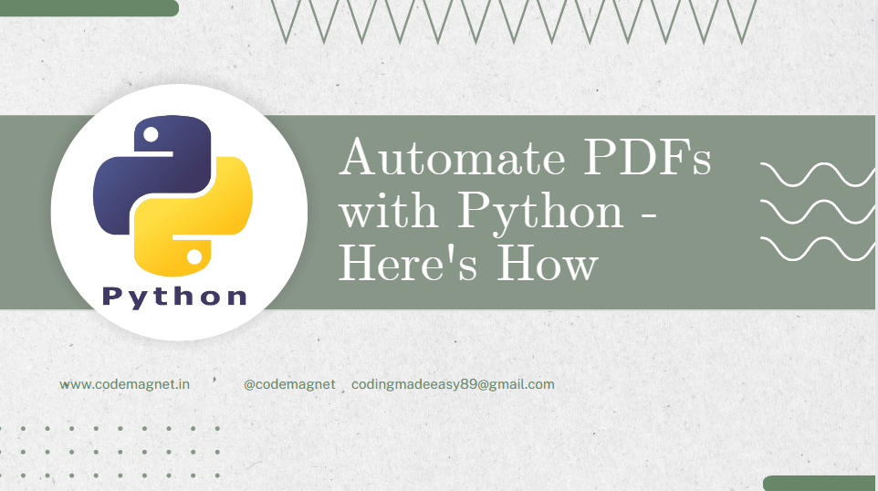 Automate PDFs with Python — Here’s How