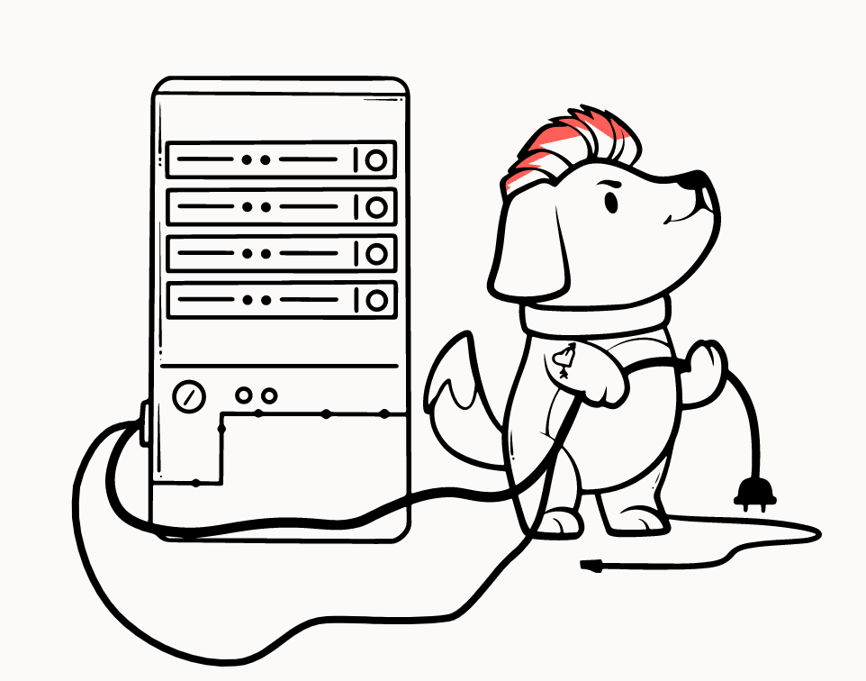 Rocky the Puppy Building Server