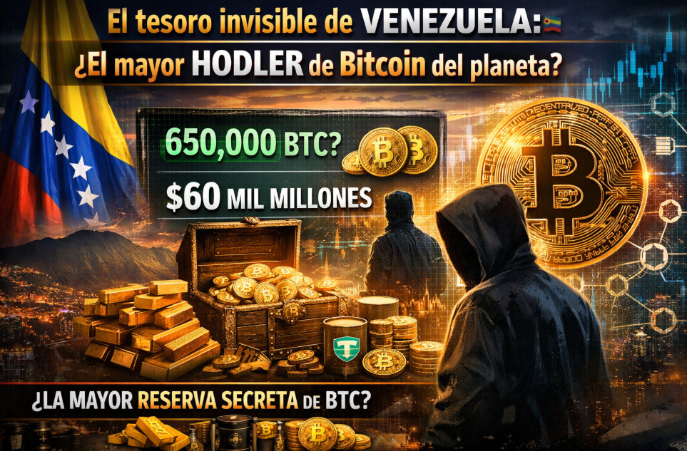El tesoro invisible de Venezuela: ¿el mayor HODLER de Bitcoin del planeta?