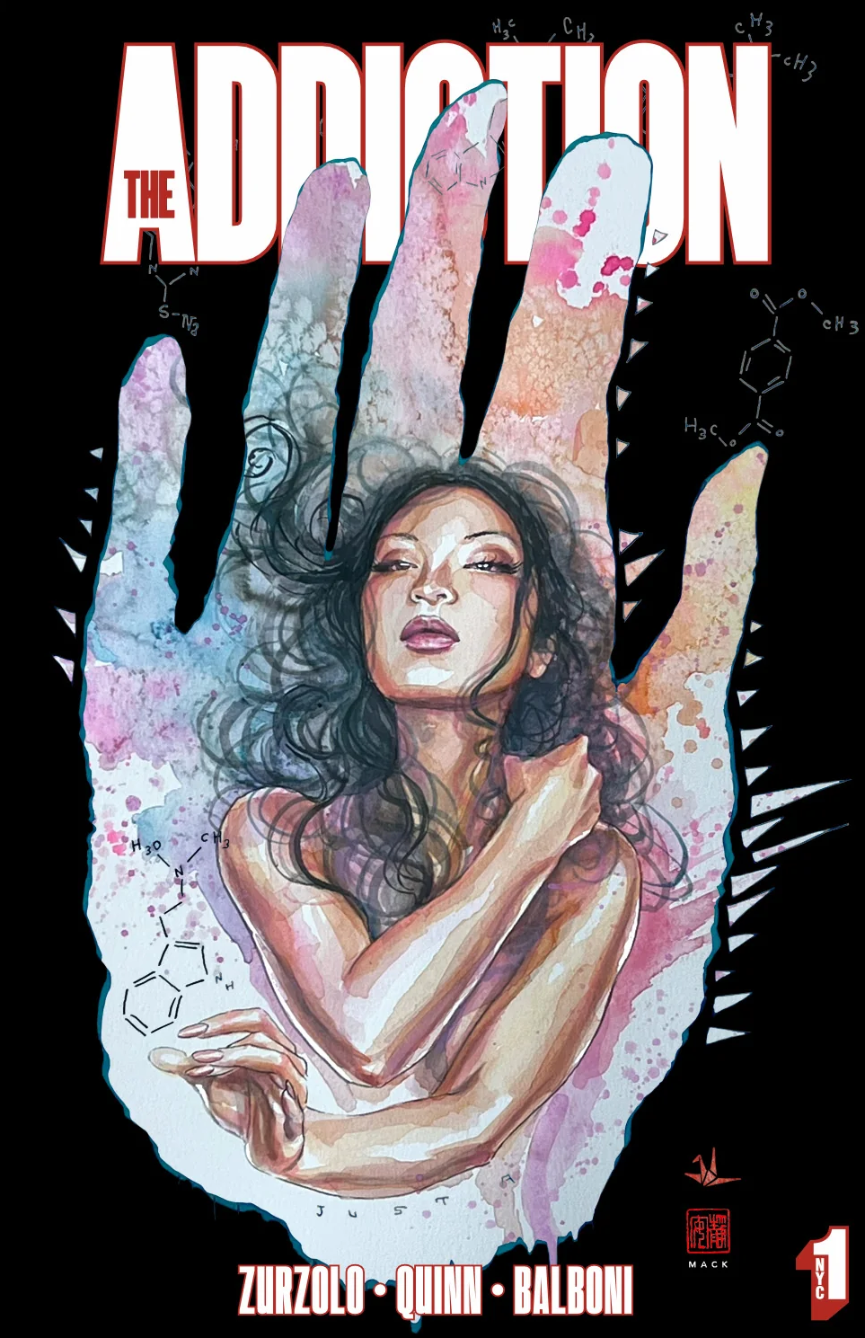 The Addiction # 1 cover by David Mack