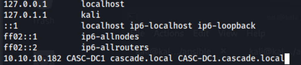 Cascade Walkthrough — Hack the Box