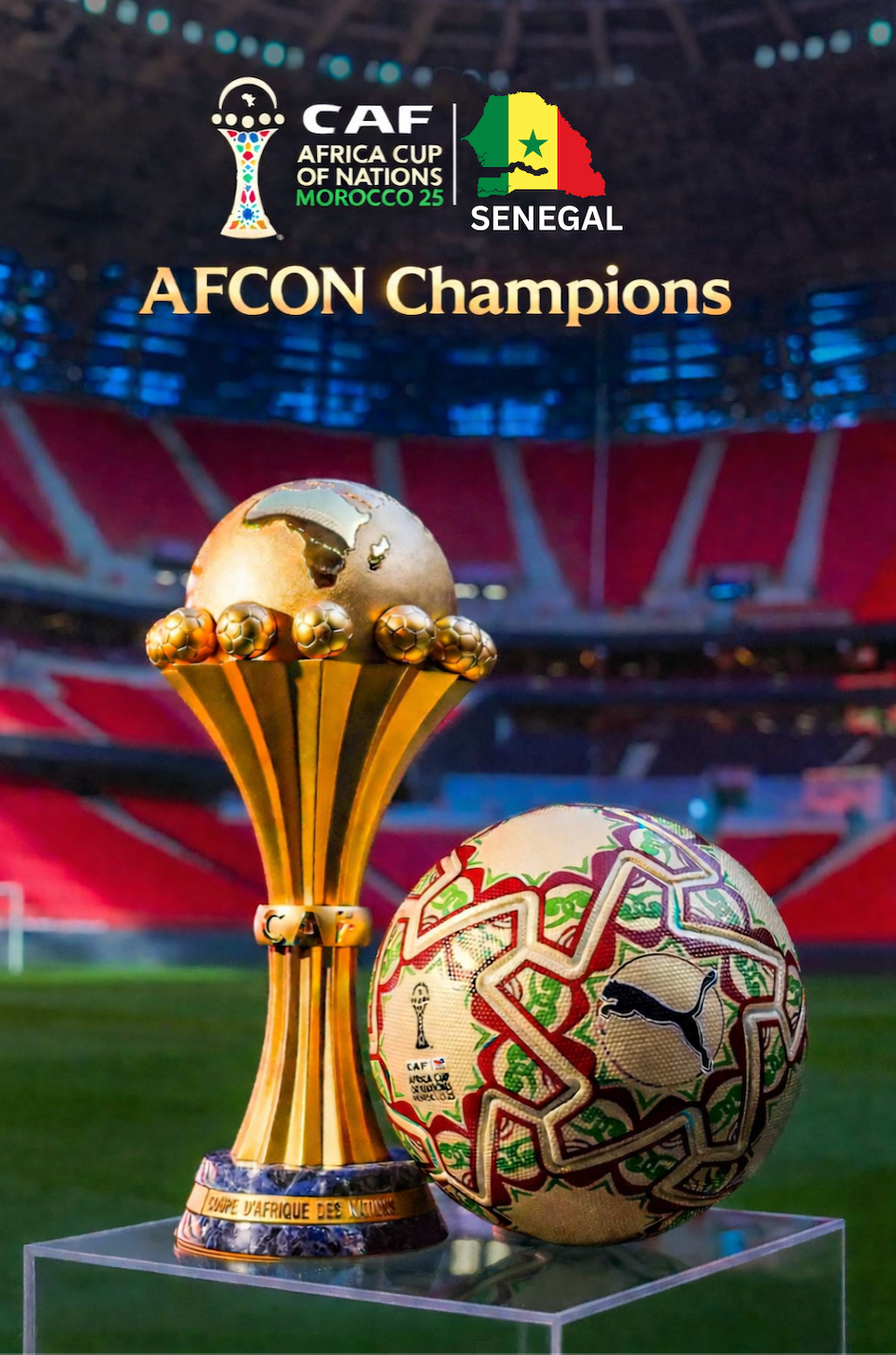 Senegal Crowned AFCON 2025 Champions After Historic Victory Over Morocco