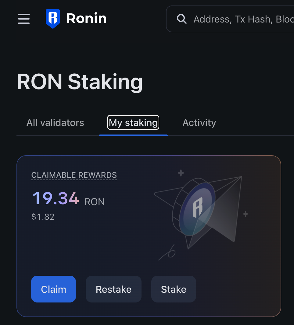 One of my Harvest coins: RONIN